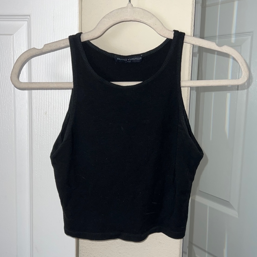 Brandy high neck crop